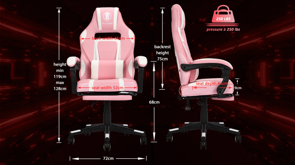 Vanbow.Ergonomic massage/rotary racing office game computer chair/PU leather