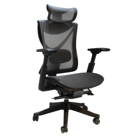 Big and Tall Office Chair  with Adjustable lumbar and slide seats , Headrest and 4d armrest , tilt function max degree is 115 °, 300LBS, Black