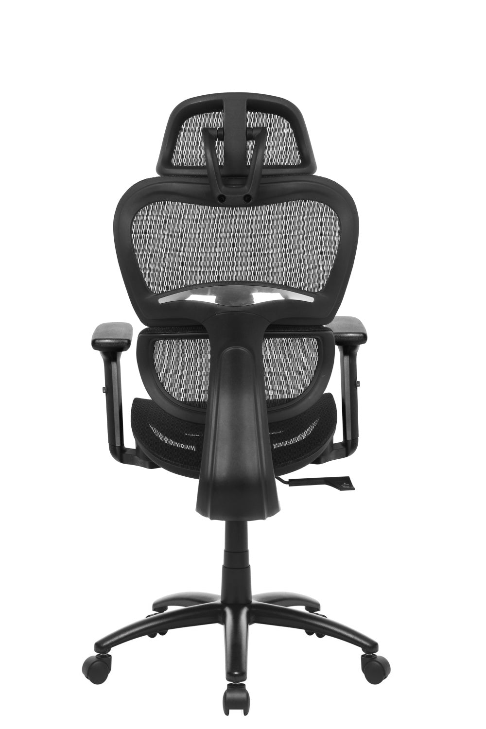 Ergonomic mesh chair with 3D arms in GREY