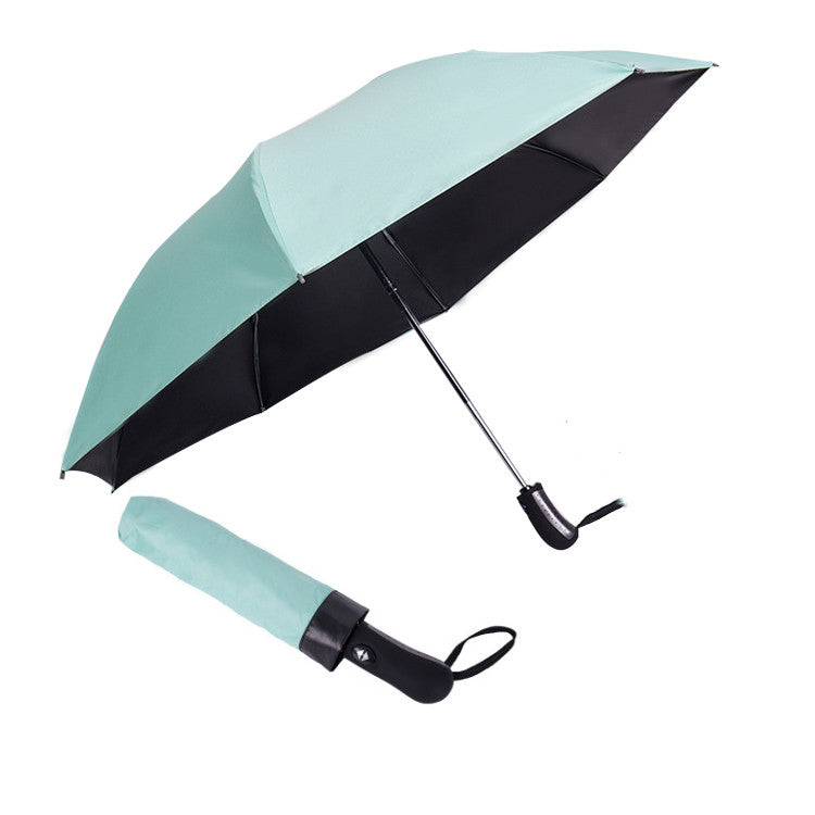 Tri-fold reverse umbrella sun-shading semi-shading automatic umbrella