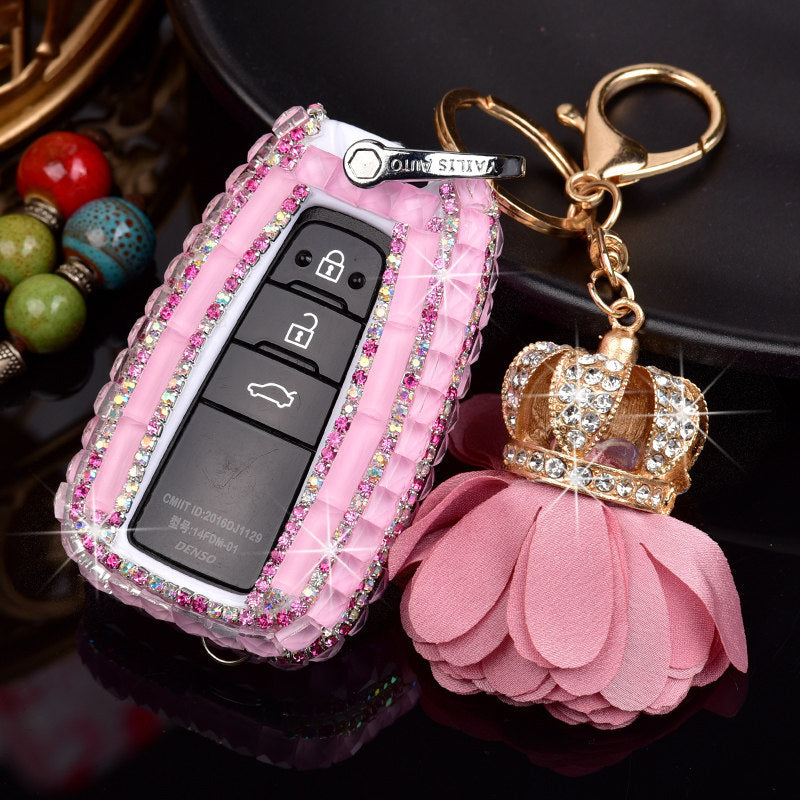 Suitable For Toyota Camry Prado Asian Dragon Yize Highlander Raling Corolla Keychain Shell Cover