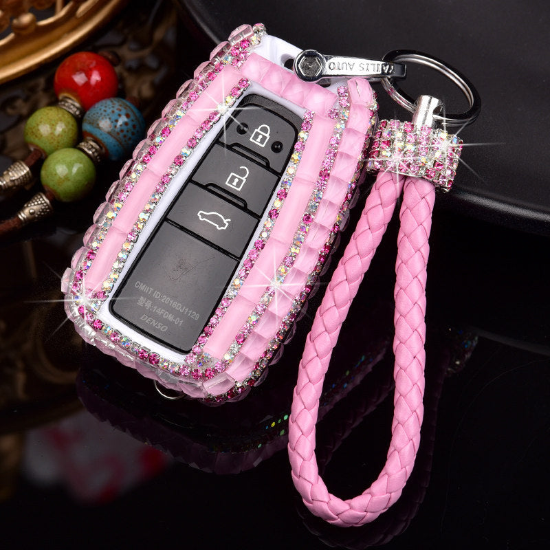 Suitable For Toyota Camry Prado Asian Dragon Yize Highlander Raling Corolla Keychain Shell Cover