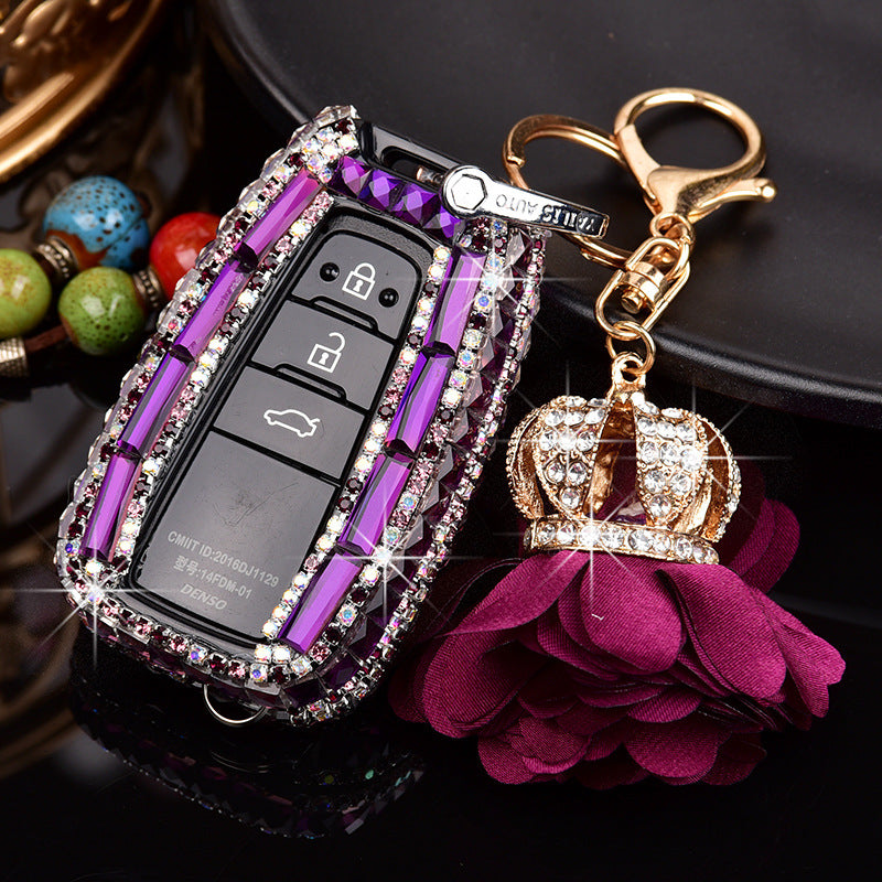 Suitable For Toyota Camry Prado Asian Dragon Yize Highlander Raling Corolla Keychain Shell Cover