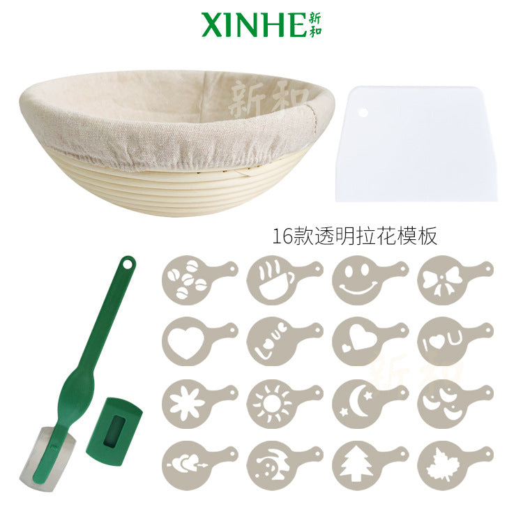Round fermented bread basket