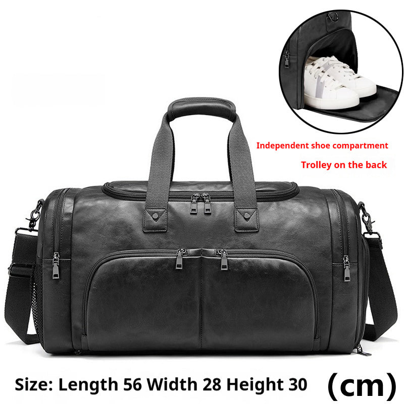 Men's Portable Travel Bag Crossbody Business Short Distance Business Bag Large Capacity