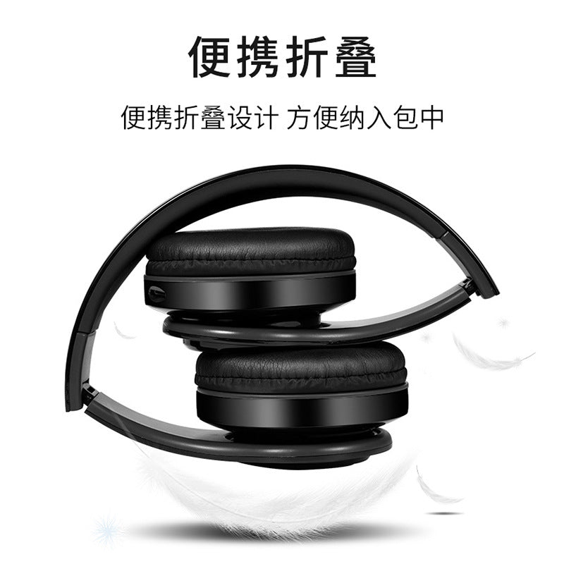 B39 Bluetooth Headset Headset Wireless Bluetooth Headset Plug-in Card Folding Bass Game Headset B39