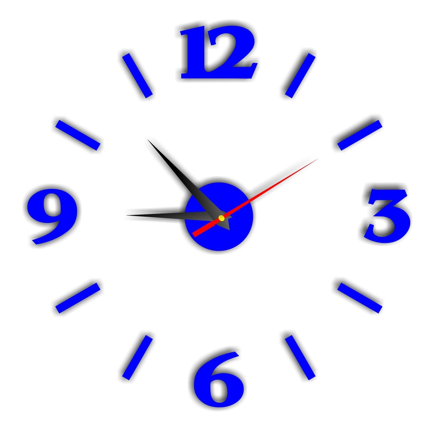 Wall Clock Living Room Personality Clock Large Wall Clock Mute Modern Minimalist Art Digital Clock