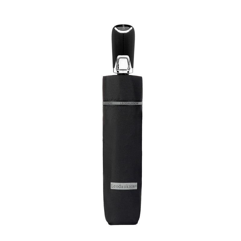 Double-layer wind-resistant large umbrella night storm umbrella