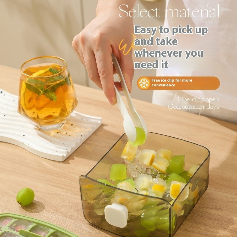 Two-in-one Large Capacity Press Three Layers Ice Tray Mold Box