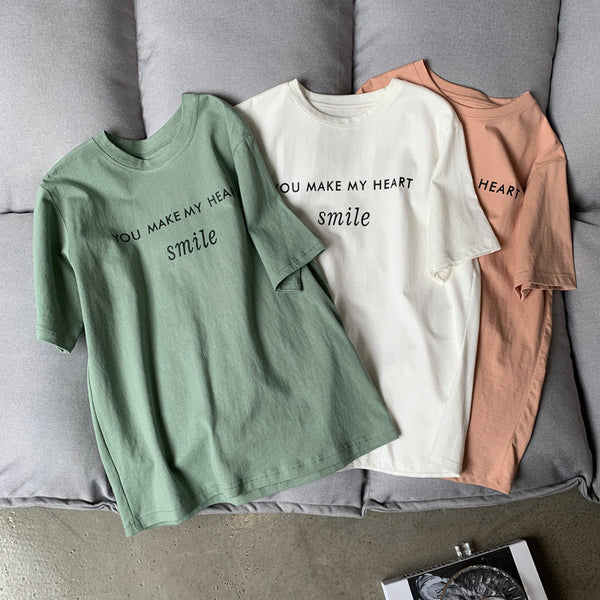Letter printed T-shirt