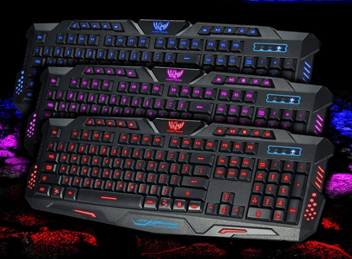 M200 Mechanical Warframe Tri-color Backlit Keyboard