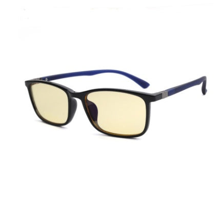 New anti-blue glasses tr90  light men's box flat light anti-radiation glasses esports game glasses