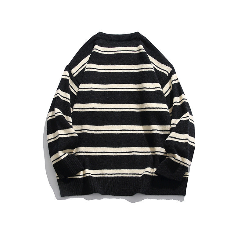 Striped men's sweater