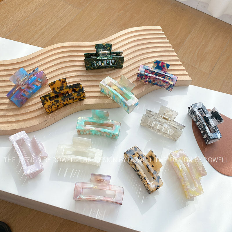 Simple Hair Clip Square Hair Accessories Girl Grip