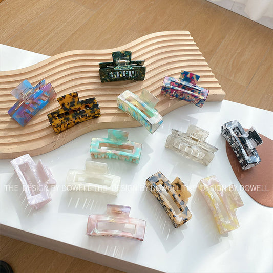 Simple Hair Clip Square Hair Accessories Girl Grip