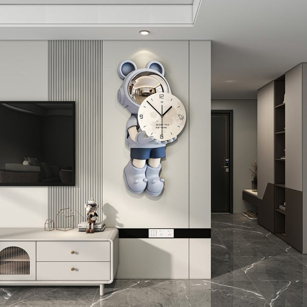 Astronaut Clock Wall Clock Living Room Modern Home