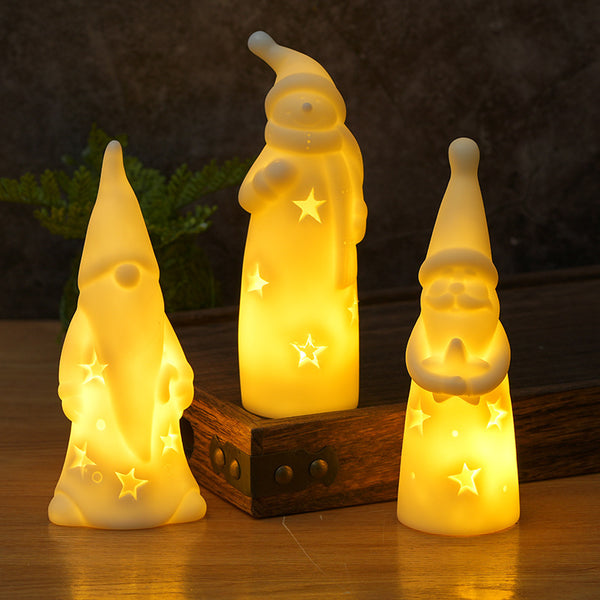 Christmas Night Lights Creative Bedside Lamp LED Candle