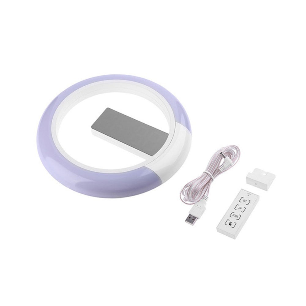 New LED mirror hollow wall clock