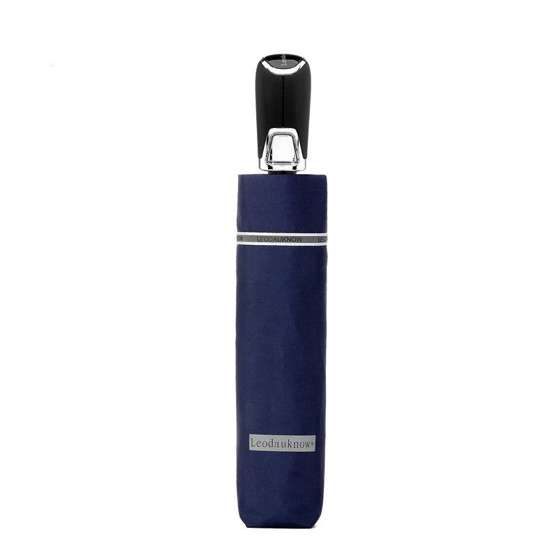Double-layer wind-resistant large umbrella night storm umbrella