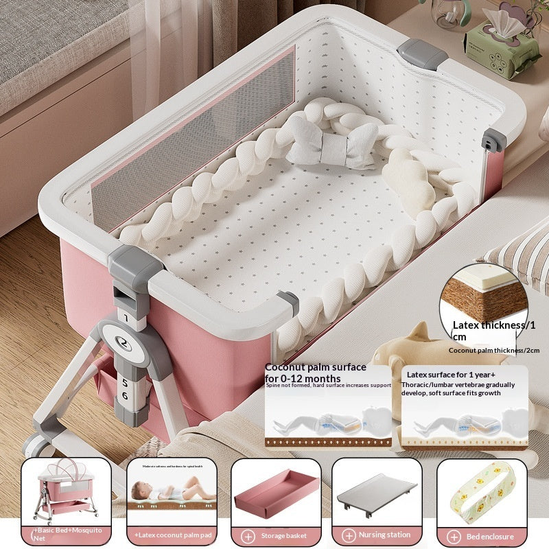Multifunctional Portable And Mobile Baby Cradle Bed For Infants