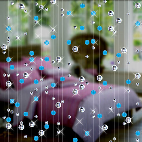 Crystal bead curtain curtain partition