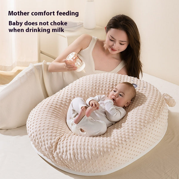 Baby Milk Spilt Prevent Slope Lying Sleep Ramp Mat Newborn Feeding Artifact Nursing Pillow