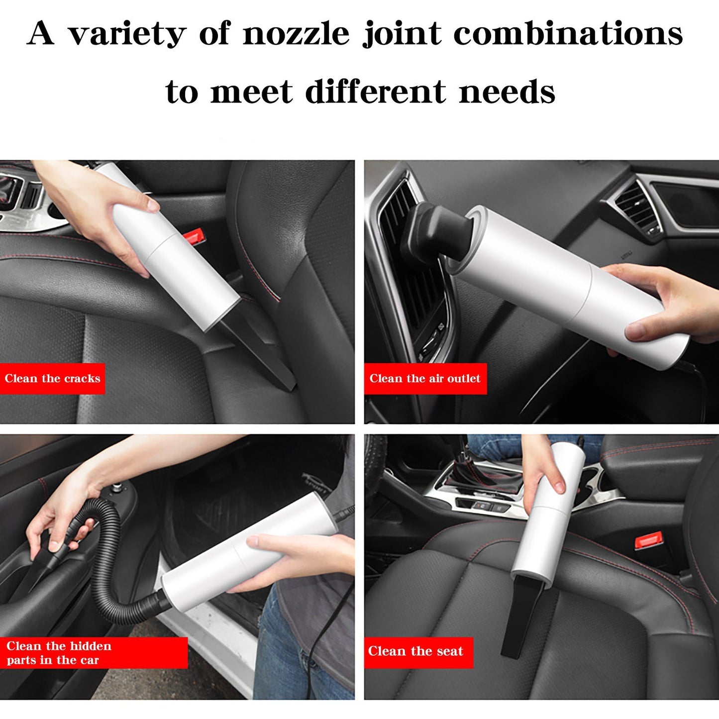 Portable car vacuum cleaner