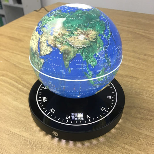 Magnetic levitation globe luminous clock base