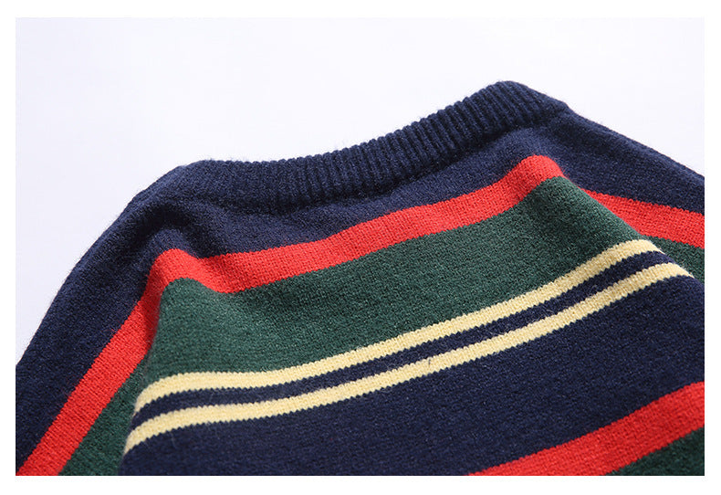 Striped men's sweater