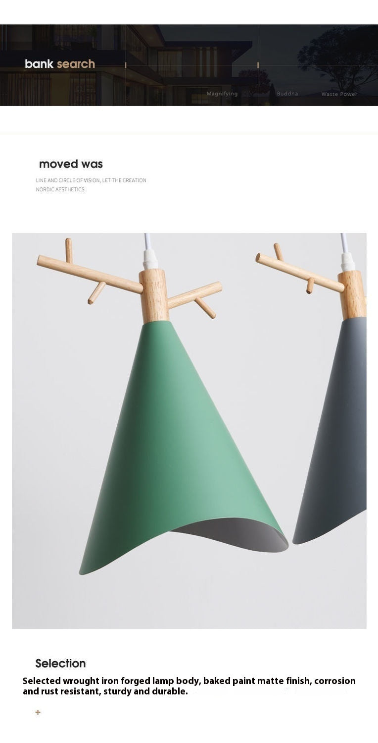 Dining Room Chandelier Three-head Dining Table Lamp Modern Bar Counter