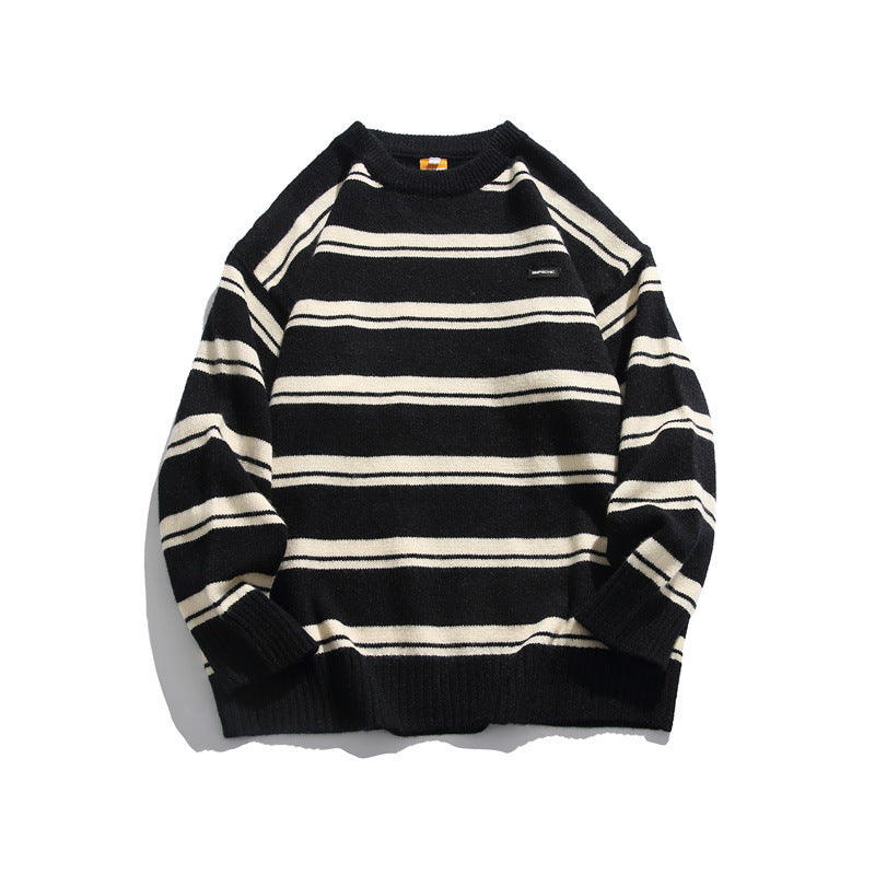 Striped men's sweater