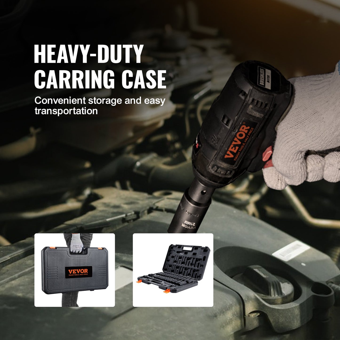 Metric 10-24mm, 6 Point Cr-V Alloy Steel For Auto Repair, Easy-to-Read Size Markings, Rugged Construction, Includes Storage Case