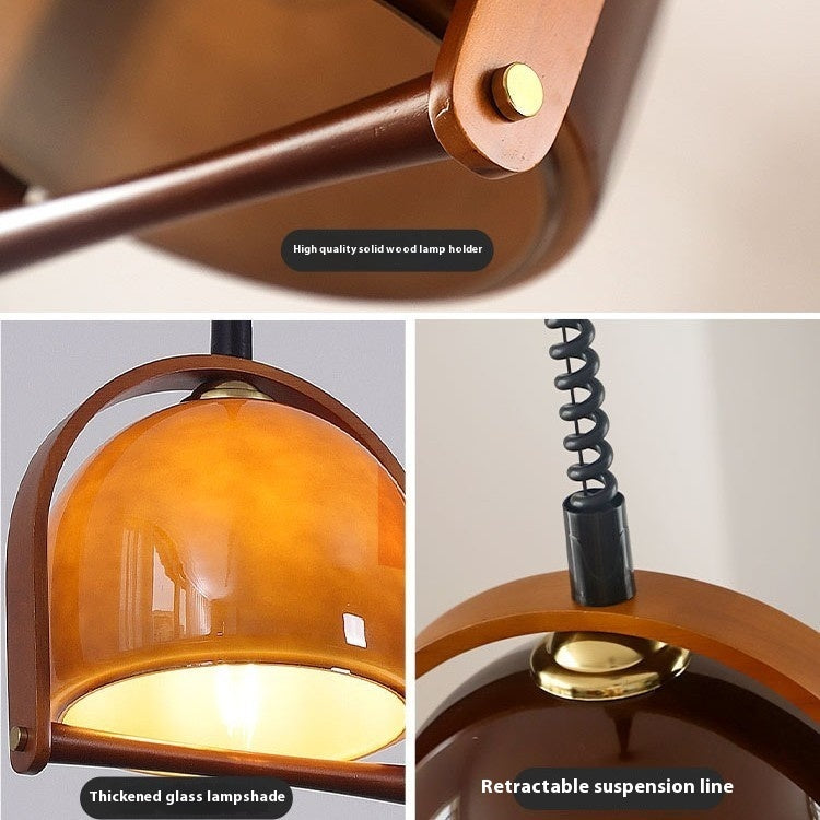 Zhonggu Vintage Restaurant Chandelier Retractable Lamp American Style Retro Creative Bedroom Light