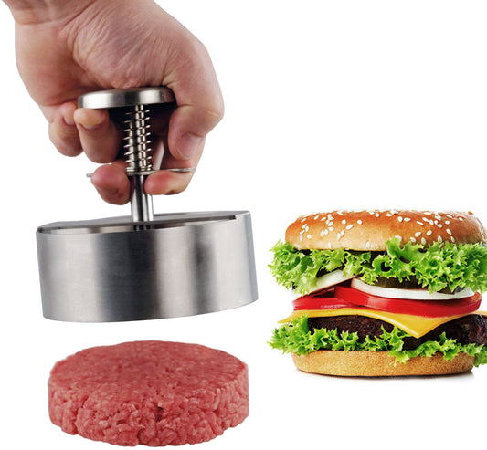 Prensa inoxidable para Hamburguesas perfectas