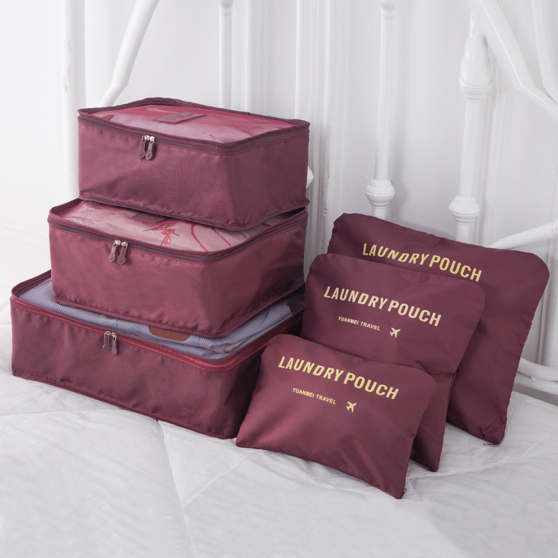 Travel Storage Bag Six Piece Set