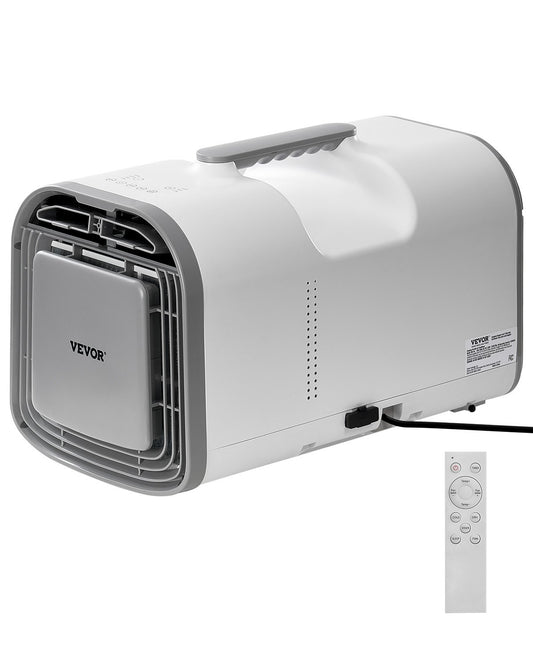 Tragbare Klimaanlage, 4250 BTU, 3-Gang-Klimagerät Mit 24-Stunden-Timer, Kühler, Einstellbar Von 16–32 °C, Kompatibel Mit AC/DC, Für Camping, Wohnmobile Oder Den Heimgebrauch, 510x270x315 Mm