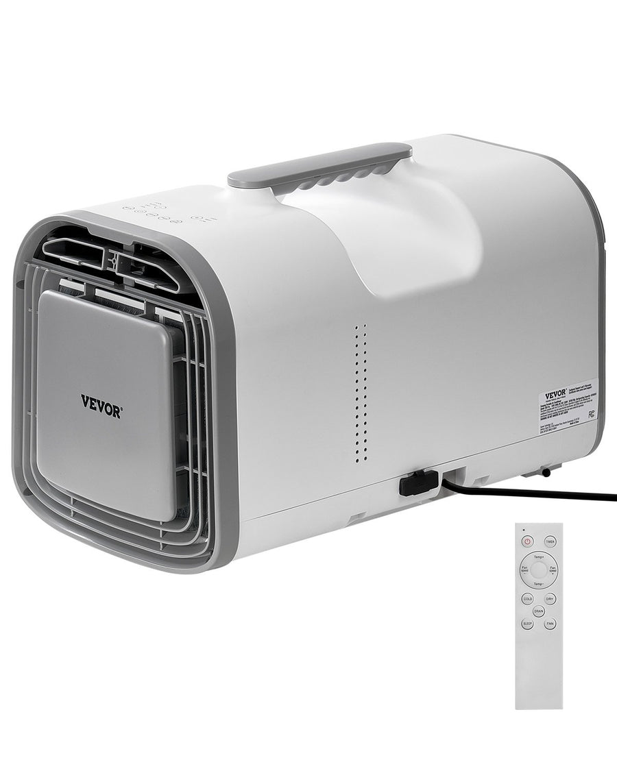 Tragbare Klimaanlage, 4250 BTU, 3-Gang-Klimagerät Mit 24-Stunden-Timer, Kühler, Einstellbar Von 16–32 °C, Kompatibel Mit AC/DC, Für Camping, Wohnmobile Oder Den Heimgebrauch, 510x270x315 Mm