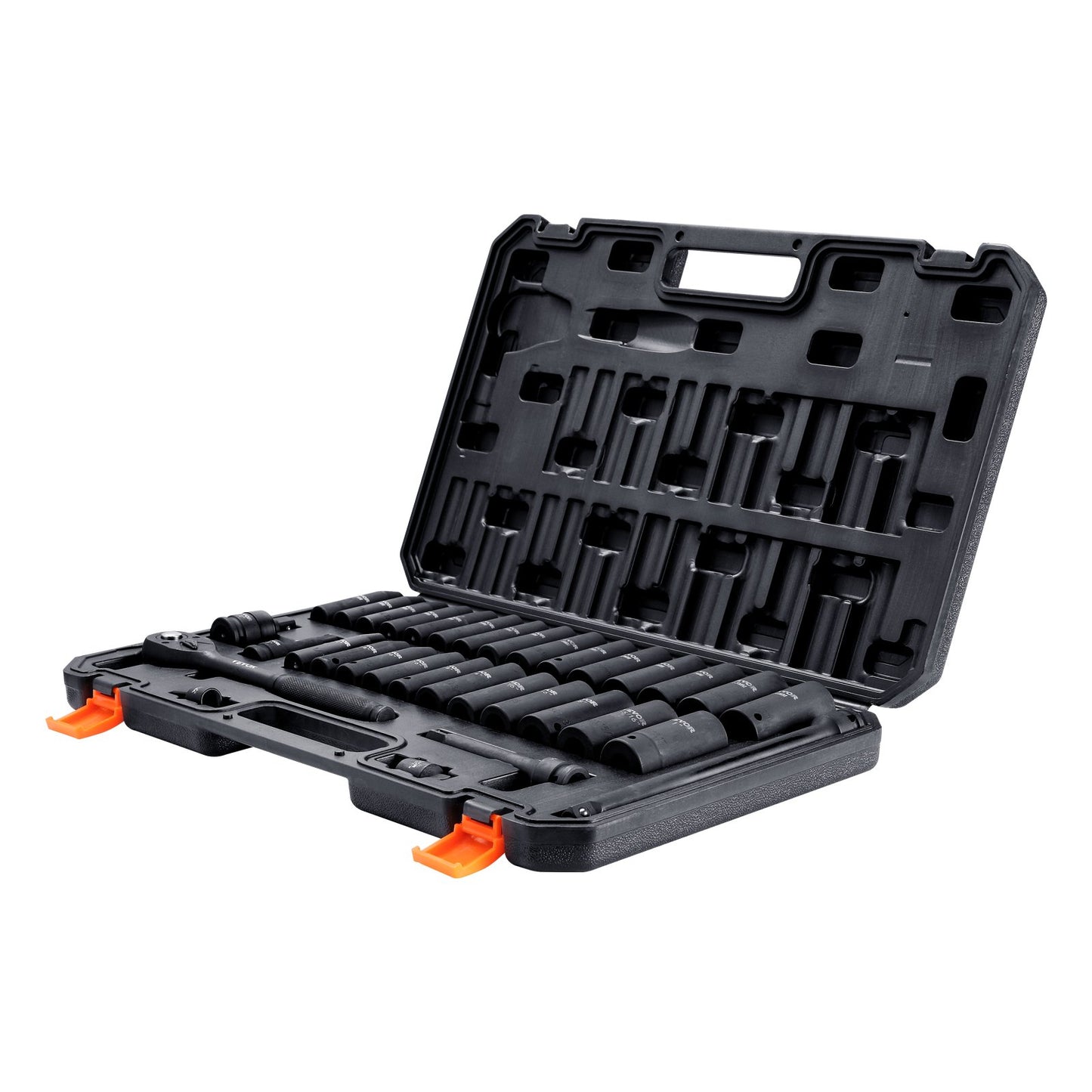 Metric 10-24mm, 6 Point Cr-V Alloy Steel For Auto Repair, Easy-to-Read Size Markings, Rugged Construction, Includes Storage Case
