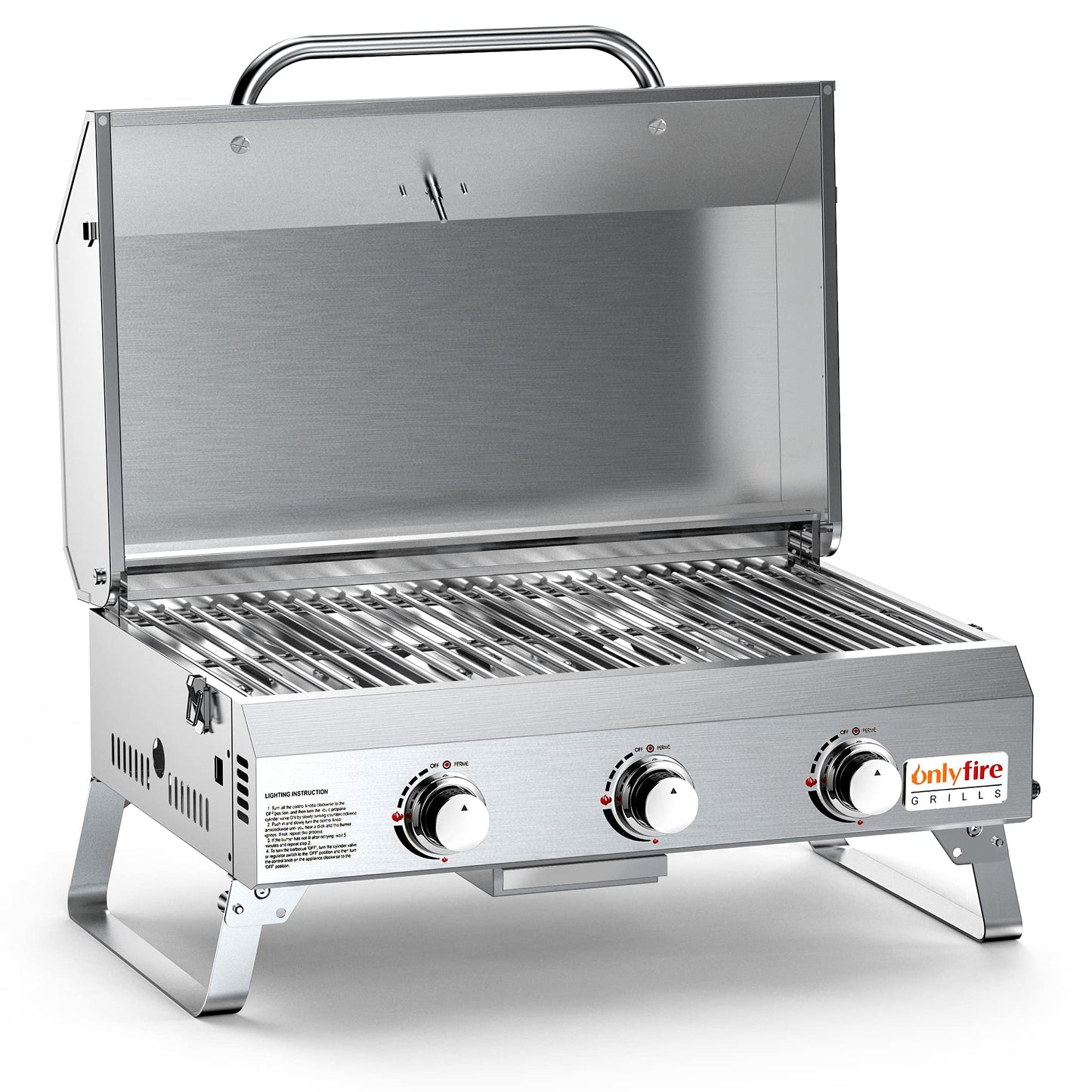 Desktop Gas Barbecue Grill With 3 Burners