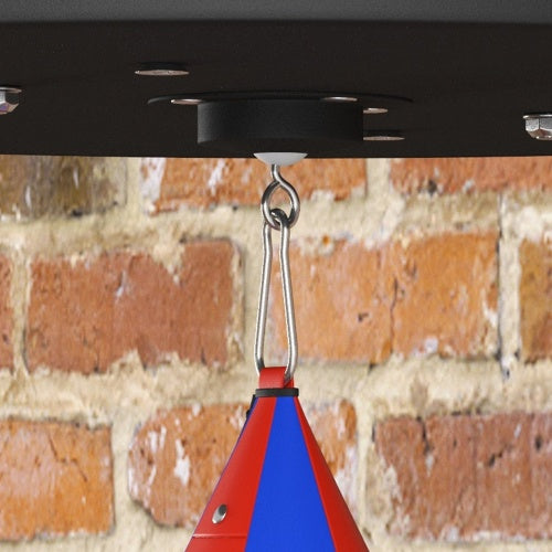 Soozier Adjustable Speed Bag Platform, Wall Mounted Punching Bag With 360-Degree Swivel For Home Fitness