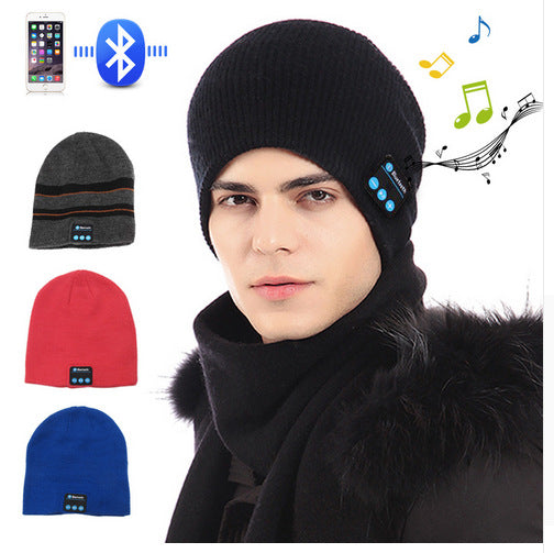 Gorro Bluetooth inalámbrico para llamadas y música en estéreo