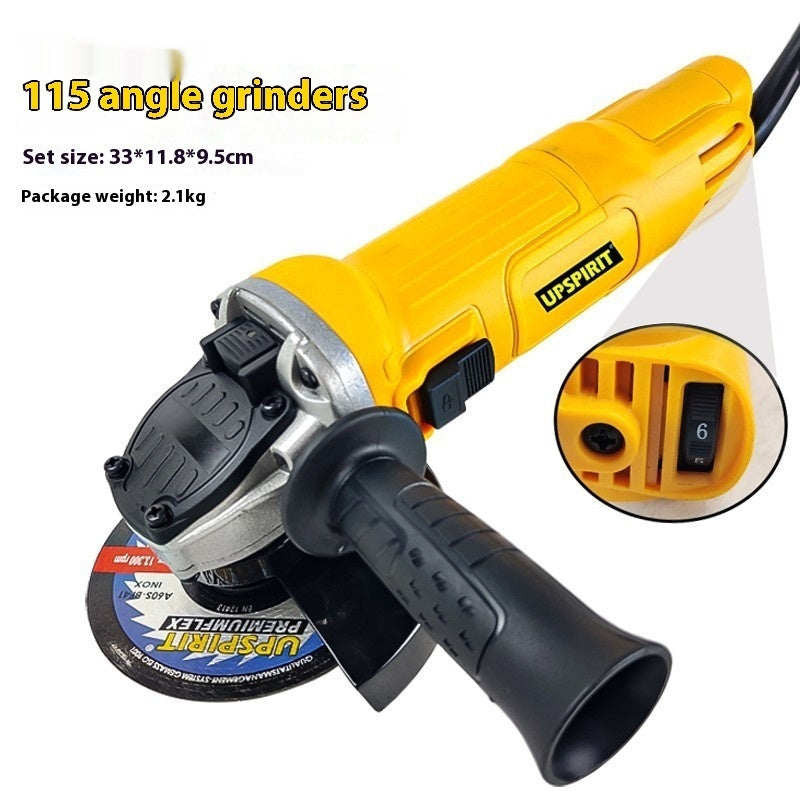 125 Electric Angle Grinder Small Grinding And Cutting Machine