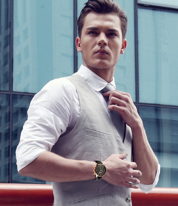 Waterproof quartz watch