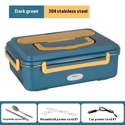 Household Electric Lunch Box Stainless Steel Car