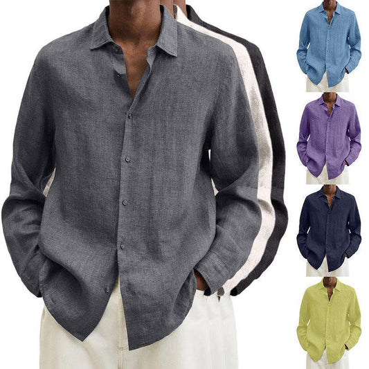 Lapel shirt for men