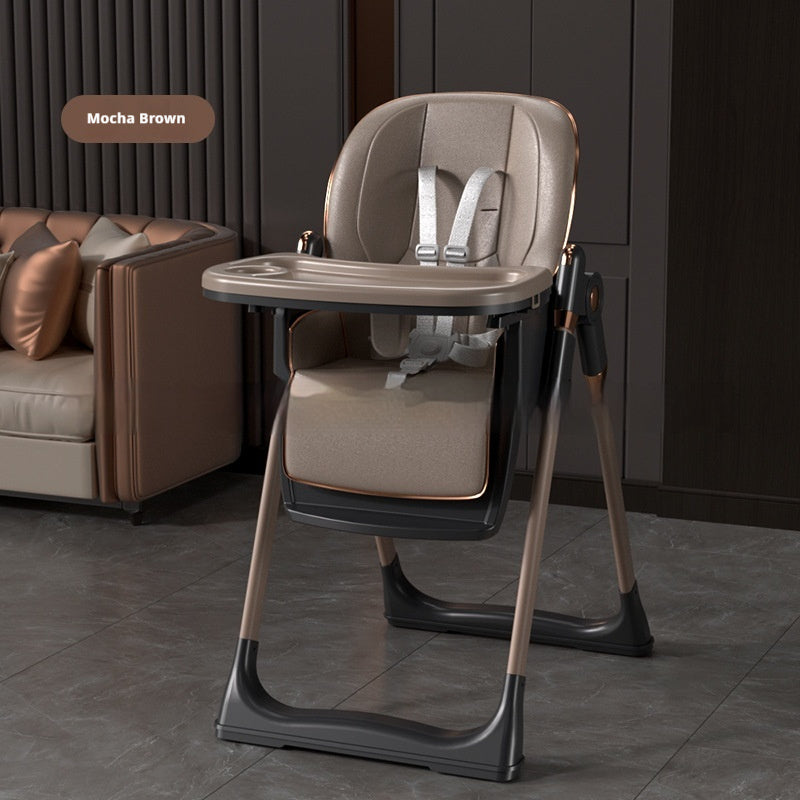 Baby Eating Multifunctional Foldable Children's Dining Table And Chair Household Portable