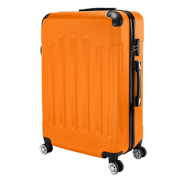 3-in-1 ABS Trolley 20 Zoll, 24 Zoll, 28 Zoll Orange