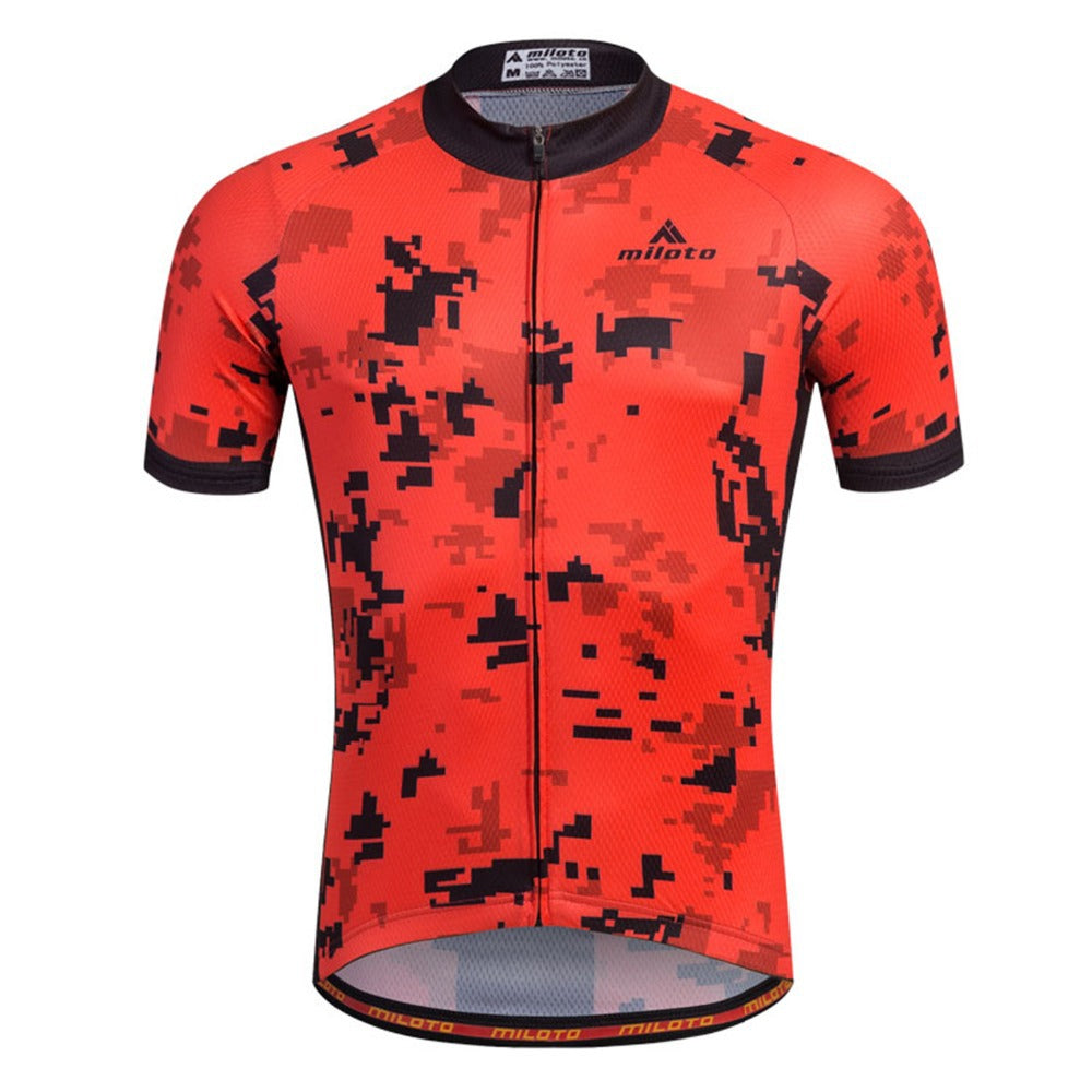 Cycling Wear Mountain Road Bike Wear Short Jacket Breathable And Quick-Drying Summer Short Sleeves