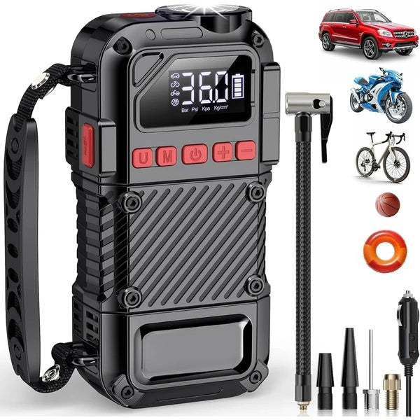 Tire Inflator Portable Air Compressor - 20000mAh Portable Air Pump