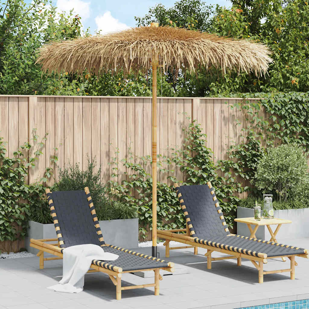 Tiki umbrella with banana leaf roof 150 cm   Tiki umbrella